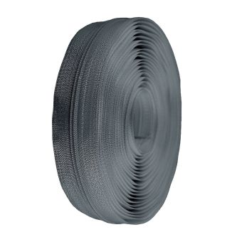 Nekonečný zip spirálový POL 050716/321 šedomodrý, šířka 3 mm (v metráži)