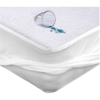 Froté prostěradlo NEPROPUSTNÉ bílé (více rozměrů)