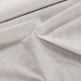 Netkaná textilie, bílá, š. 160cm, 50g/m2, středně pevná, role 50m (látka v metráži)