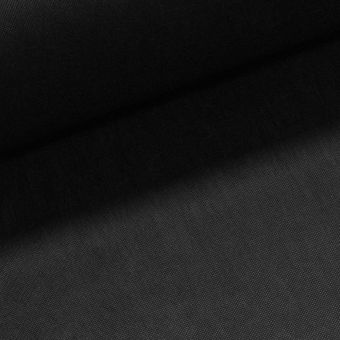 Netkaná textilie, černá, š. 160cm, 50g/m2, středně pevná (látka v metráži)