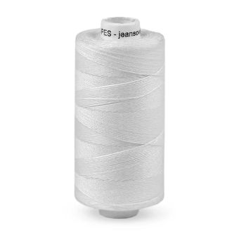 Univerzální šicí nit jeansová (riflová) 240186/001 polyesterová, bílá, návin 200m 