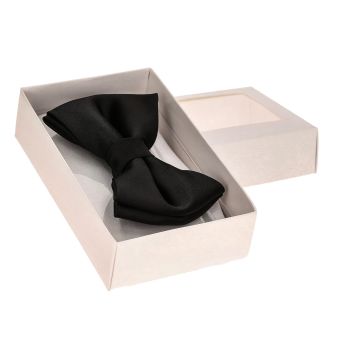 Motýlek pánský M008 jednobarevný, černý