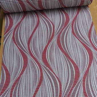 Pěnová předložka PVC AQUAMAT 564D, rezavé a starorůžové vlny, šíře 65cm (metráž)