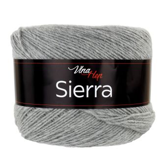 Pletací / háčkovací příze Vlna-Hep SIERRA 6232 šedá, jednobarevná, klasická 150g/450m