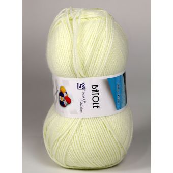 Pletací příze Vlnap BATOLE 57207 smetanová, klasická, 100g/416m