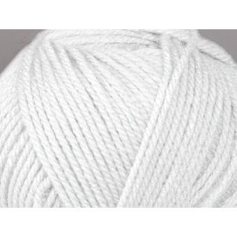 Pletací příze Vlnap LADA LUXUS 57076 bílá, klasická, 100g/230m