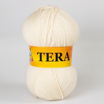 Pletací příze Vlnika TERA 201 světle béžová, klasická, 100g/310m