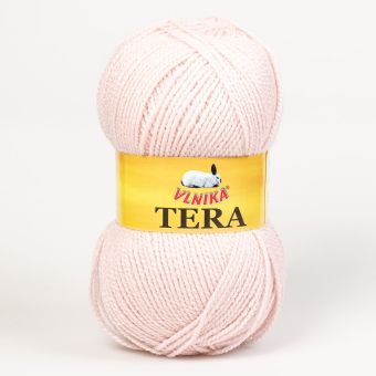Pletací příze Vlnika TERA 093 růžová, klasická, 100g/310m