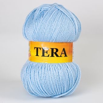Pletací příze Vlnika TERA 213 světle modrá, klasická, 100g/310m