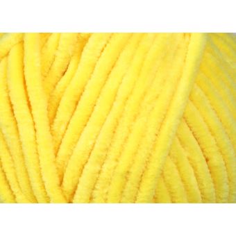 Pletací příze YarnArt DOLCE 761 žlutá, efektní, 100g/120m