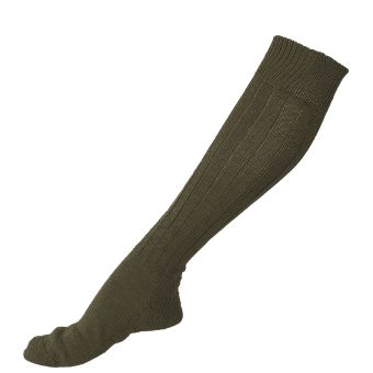 Pletené podkolenky / ponožky ARMY typu Bundeswehr, vojenské, myslivecké, khaki zelené, unisex (více velikostí)