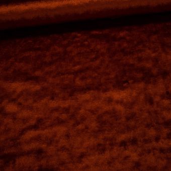 Plyš hladký ILJA 408, terakota, šíře 150cm (metráž)