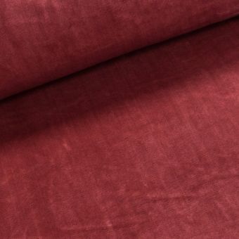 Plyš / mikroplyš 030, oboustranný, jednobarevná  starorůžová, š.150cm (látka v metráži)