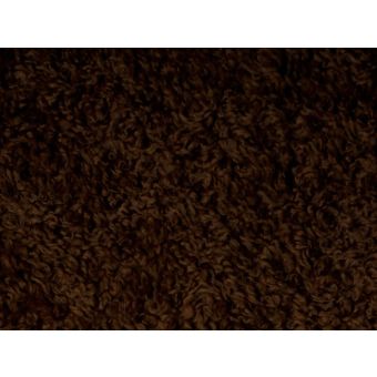 Plyš beránek TERAN 895, tmavě hnědý, šíře 150cm (metráž)