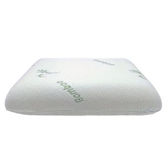 Polštář anatomický BAMBOO NORMAL ze zdravotní paměťové viskoelastické pěny, 38x58cm, se zipem