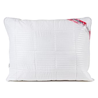 Prošívaný polštář Dadka LUXUS SUPRA  z dutého vlákna, bílý, 70x90cm, 1400g