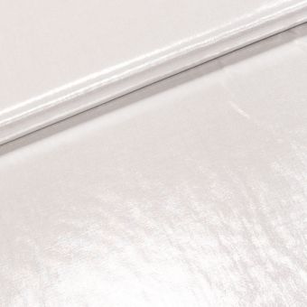 Polyesterový úplet JERSEY ICE, stříbrná lesklá, š.150cm (látka v metráži)