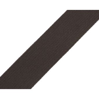 Popruh bavlněný 490011/7930 tmavě hnědý, šíře 3cm (popruh v metráži)