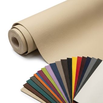 Potahová látka, čalounická KOŽENKA OFFICELINE odolná, hladká s mírným leskem, š.145cm, 450 g/m2, role 20 metrů (více barev)