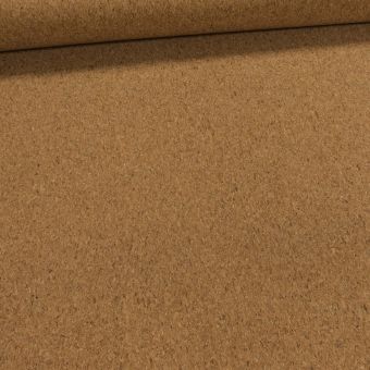 Potahová látka, korková látka CORTEX LISO s textilním podkladem, béžová, š.140cm, 215g/m2 (látka v metráži)