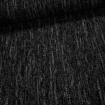 Potahová látka MAGMA 10 žíhaná, černá, šířka 145cm (látka v metráži)