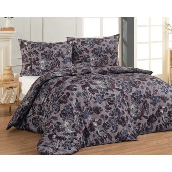 Povlečení Matějovský BIRDIE, fialovo-šedé, bavlna hladká, digitál (více rozměrů)