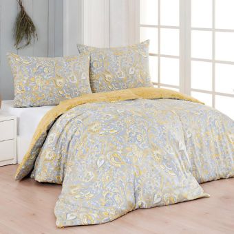 Povlečení Matějovský KASHMIR, květinové ornamenty, bavlněný satén (více rozměrů)