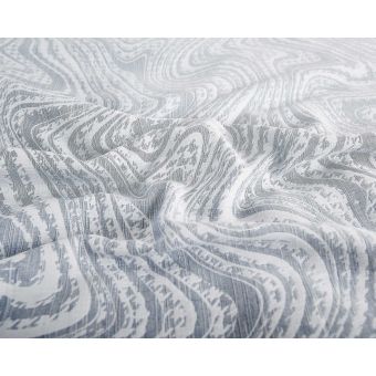 Povlečení letní COLORADO MODRÝ, vlnky, žakárové, 140x200cm + 70x90cm