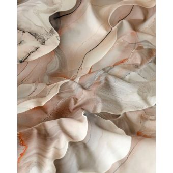 Povlečení Matějovský AMEDE, mramorový vzor, béžové, bavlna hladká, digitál, 140x200cm + 70x90cm