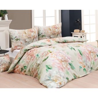 Povlečení Matějovský CÉLINE, růžové květy pivoňky, bavlna hladká digitál (více rozměrů)