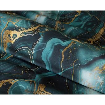 Povlečení Matějovský LEONY, smaragdový vzor, bavlna hladká digitál, (více rozměrů)