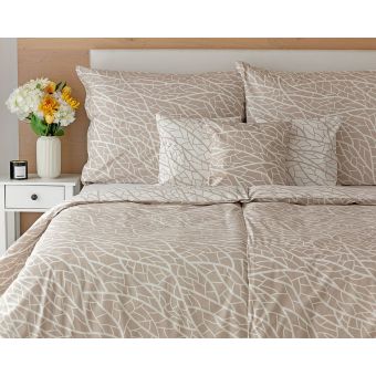 Povlečení Matějovský VENATIO, ornamenty, béžové (více materiálů, rozměrů)