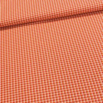 Pravý český bavlněný kanafas ANDREA K0,3 03130 kostka 0,3cm, oranžový, š.140cm (látka v metráži)