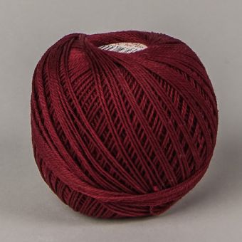 Pletací / háčkovací příze SNĚHURKA 349 vínová, jednobarevná, 30g/200m