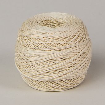 Háčkovací / paličkovací příze KORDONET 30 béžová, jednobarevná, 20g/167m