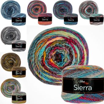 Pletací / háčkovací příze Vlna-Hep SIERRA melírovaná, klasická 150g/450m