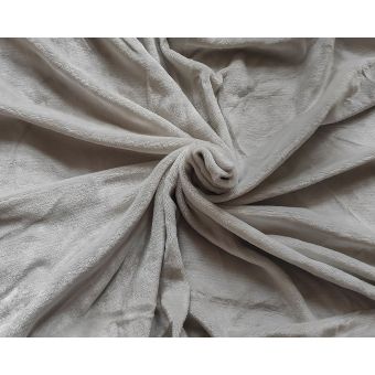 Prostěradlo MIKROFLANEL MyHOUSE 90x200cm, stříbrné