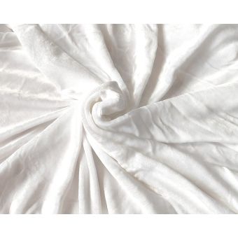 Prostěradlo MIKROFLANEL MyHOUSE 90x200cm, bílé