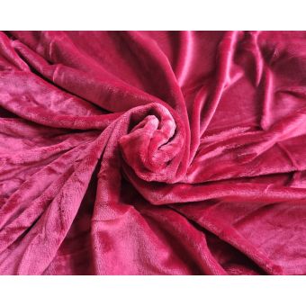 Prostěradlo MIKROFLANEL MyHOUSE 90x200cm, vínové