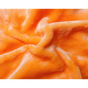 Prostěradlo MIKROFLANEL SLEEP WELL 90x200cm, oranžová (svítivá)