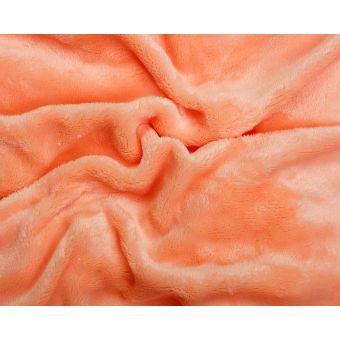 Prostěradlo MIKROFLANEL SLEEP WELL 90x200cm, lososové
