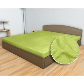 Prostěradlo MIKROFLANEL SLEEP WELL 180x200cm, pistáciové