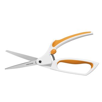 Pružinové nůžky FISKARS PREMIER EasyAction na látky, ergonomická rukojeť, 26 cm