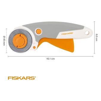 Řezací kolečko na látky, patchwork FISKARS 1066041, průměr 45mm