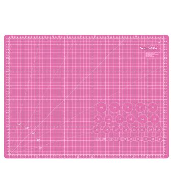 Řezací podložka na látky, patchwork TEXI PINK M, samosvorná, růžová, 60x45cm, vel. M, tloušťka 3mm