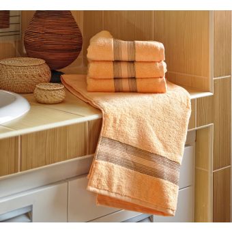 Mikrofroté ručník DITA, lososová, 50x100cm