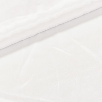 Satén elastický 1025/06, jednobarevná bílá, š.150cm (látka v metráži)