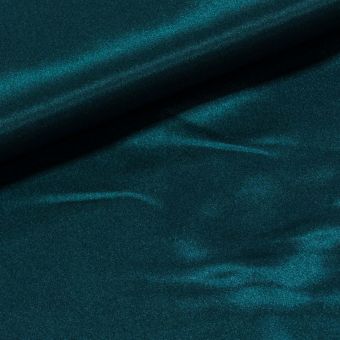 Satén elastický 1025/87, jednobarevná tmavě zelená, š.150cm (látka v metráži)