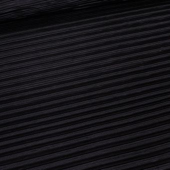 Satén elastický PLISÉ 05, jednobarevná černá, š.150cm (látka v metráži)