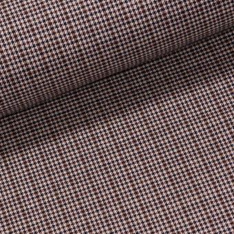 Šatovka směsová / oblekovka 267, hnědo-černé pepito (káro), š.145cm (látka v metráži)